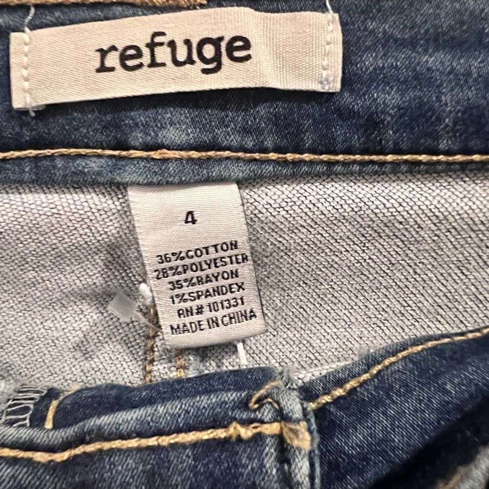 Refuge High Rise Stretch Denim Skinny Jeans Size 4 - Picture 7 of 7